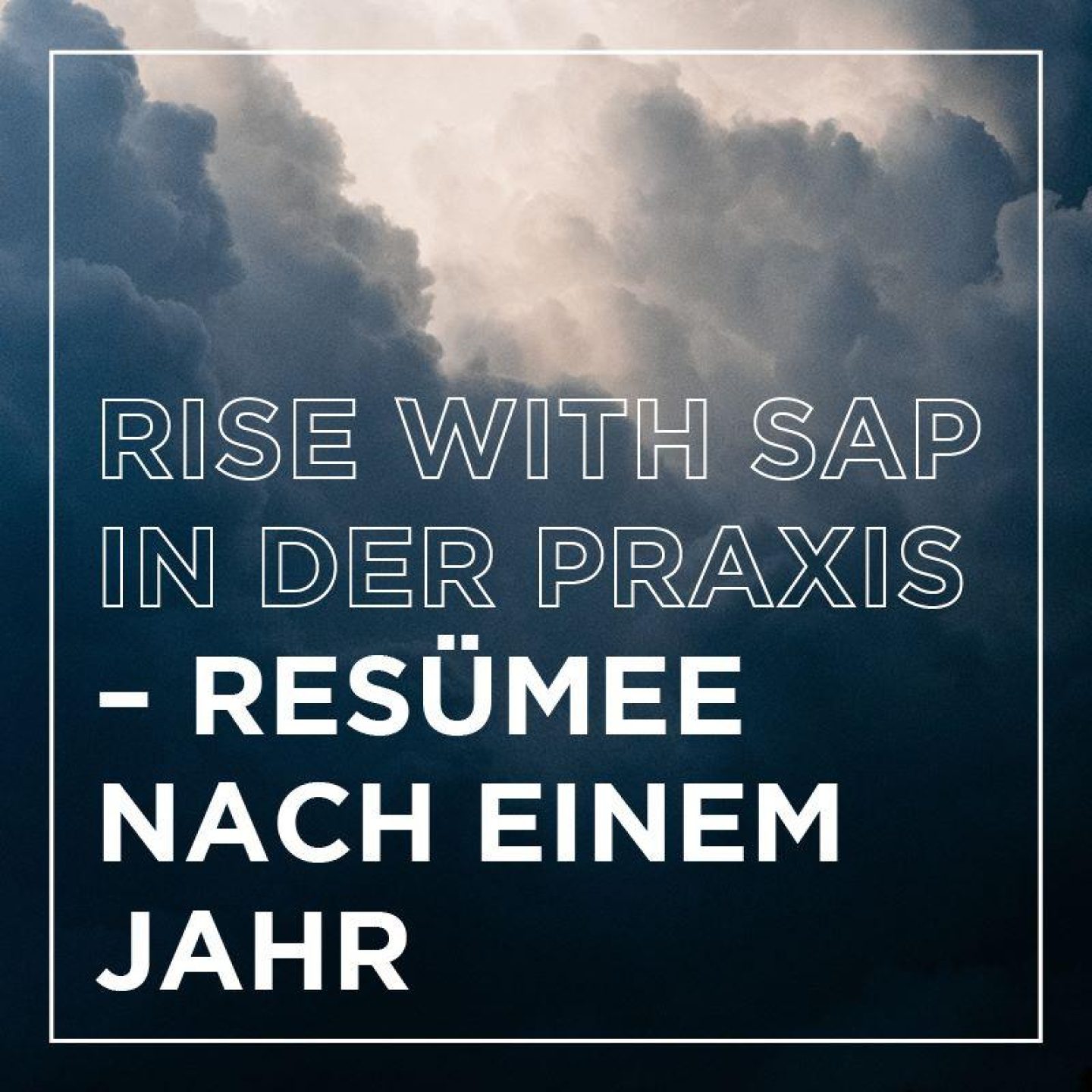 Kacheln s4h insight cloud reihe  resümee